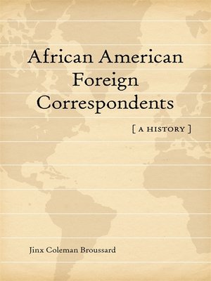 cover image of African American Foreign Correspondents